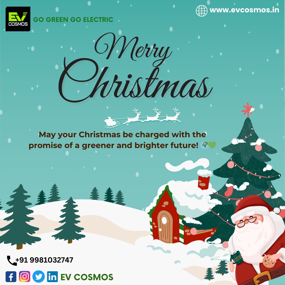 Merry Christmas 🎄🎁🎄🎄
#Evcosmos #EvCosmosChristmas #EvCosmosChristmasCharge #SustainableSeason #EmpowerWithEvCosmos #GreenChristmas