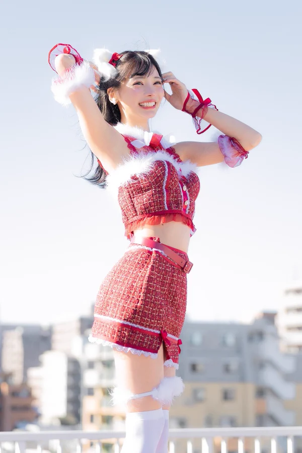 Asian girl Christmas costume