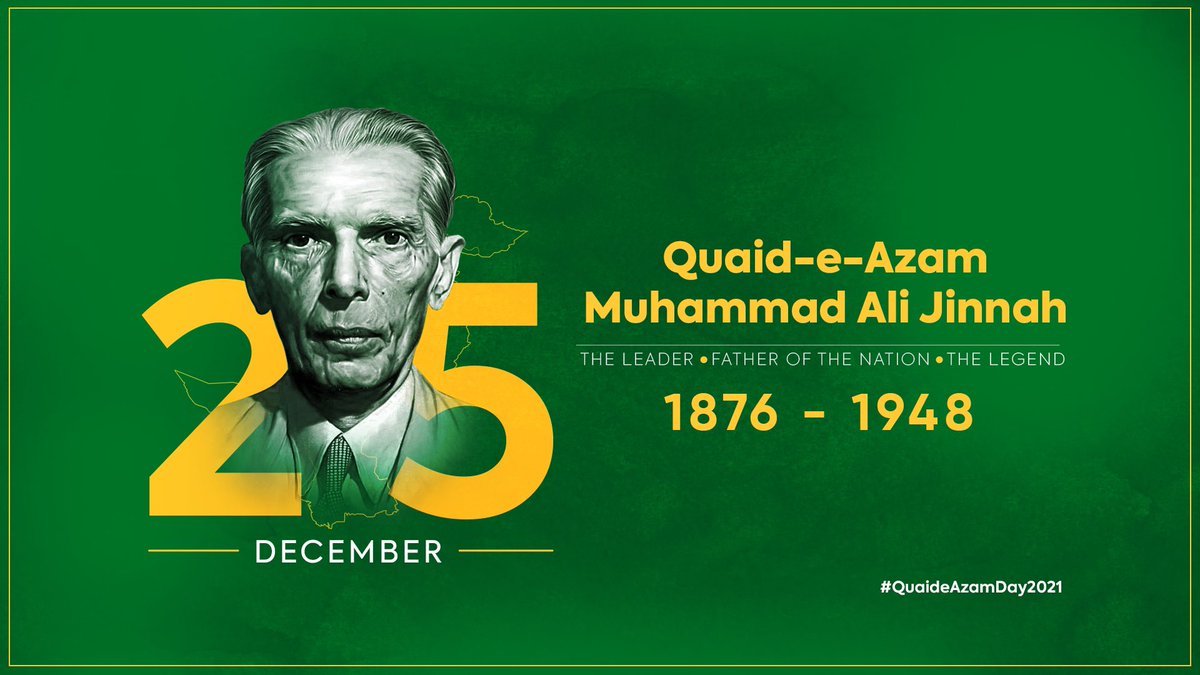 shnzy001's tweet photo. Few individuals significantly after the course of history. Fewer still modify the map of the world. Hardly anyone can be credited as creating the nation. Muhammad Ali Jinnah did all three. 
Stanley Wolpert
#QuaidDay #25th_December https://t.co/ukOG9Nwrdg