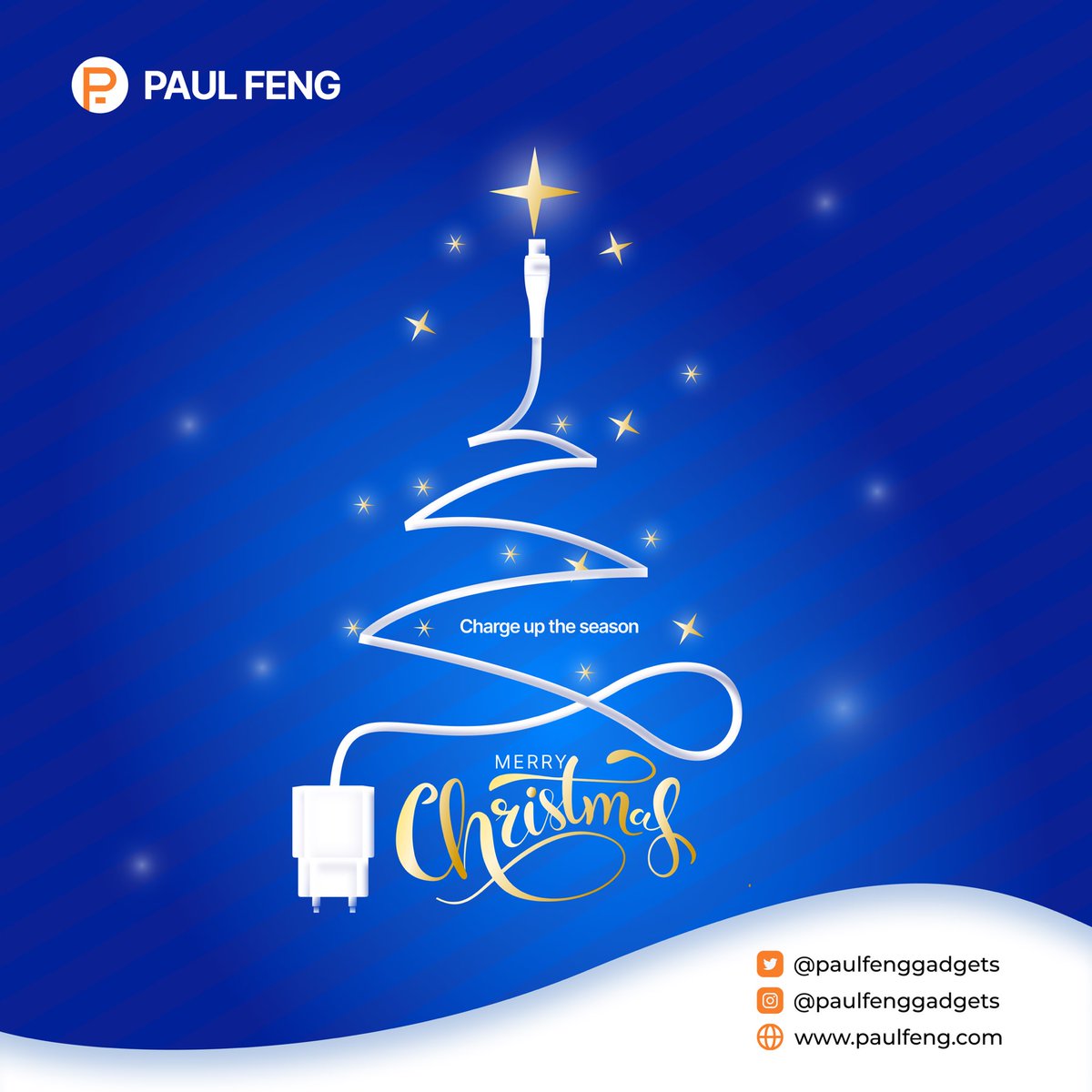 Merry Christmas from all of us at Paul Feng.

#ChargeUpTheSeason