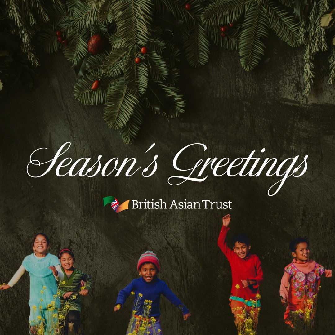 Wishing all of our friends, partners and supporters a wonderful #Christmas from the #BritishAsianTrust team 🎄🌟