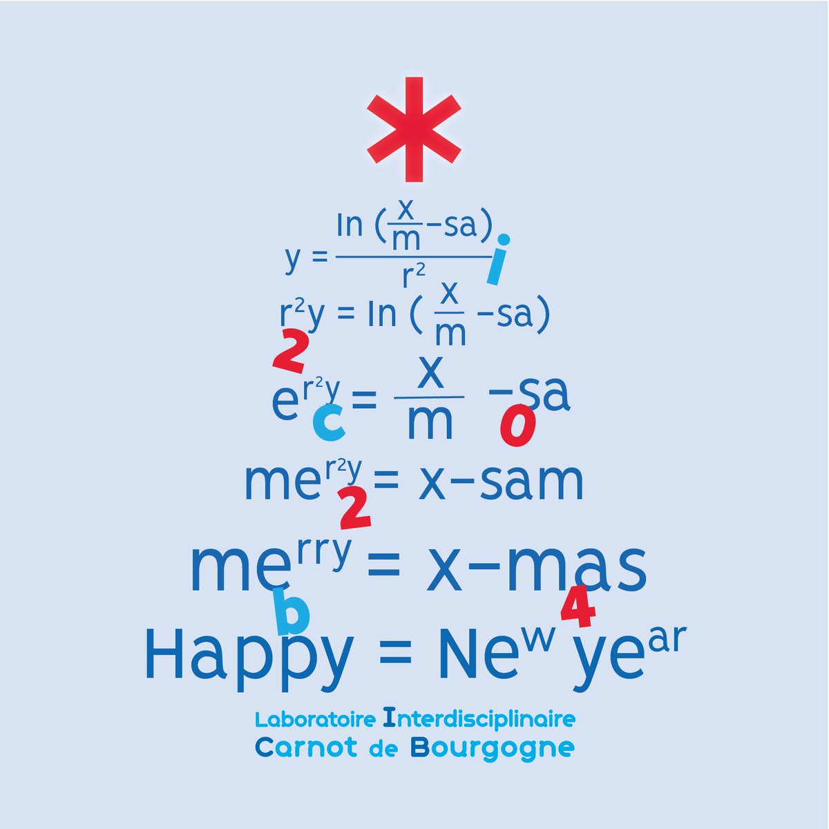 🎉 En cette période festive, le @laboicb vous souhaite de très belles fêtes de fin d’année 💫🎄