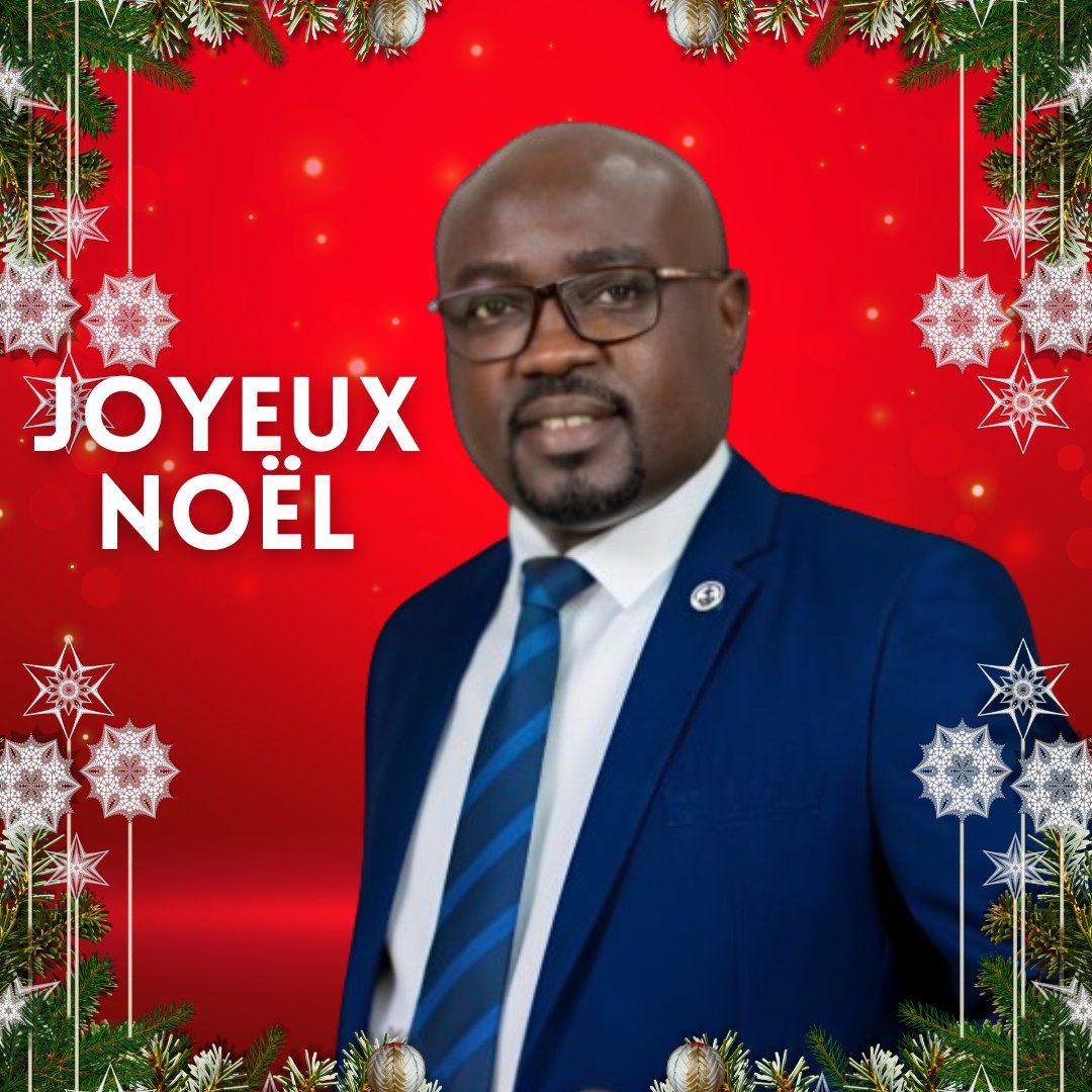 LebomoArnauld's tweet photo. Puissent les instants partagés avec vos proches être empreints d'une chaleur incommensurable, et que l'esprit de générosité guide chacun de vos gestes. Joyeux Noël, pleins de délices et d'éclats, à vous et à vos êtres chers. #famille #Gabon #Noel #Fetes https://t.co/n34XXqT9Kv