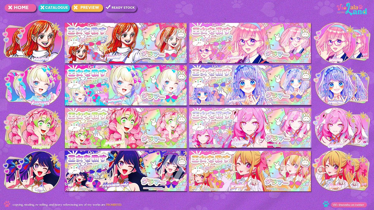 seizshu's tweet photo. halo! aku ada layout ready stock 2D (anime, genshin, hsr) dengan harga 20k/each. yuk jajan 🍭

#zonauang #zonaba 

https://t.co/m9a7rfIjt1