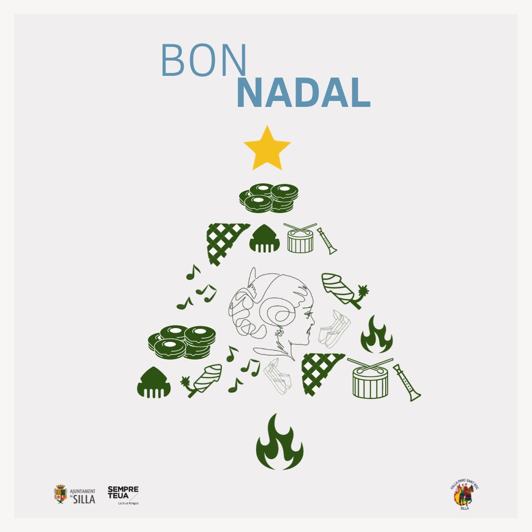 FallaP_SantRoc's tweet photo. El #Nadal és temps de donar, temps de compartir, temps d’estimar.
Que la màgia d’aquests dies ompliga d’il•lusió i esperança les vostres cases en el camí cap al #2024.
La #FallaParcSantRoc vos desitja Bones Festes i Feliç any nou!🎄✨ https://t.co/v8SLdPXr4n