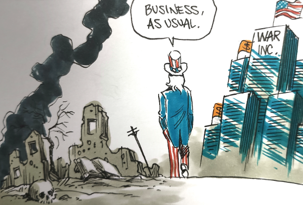 glpets's tweet photo. US rakes in a fortune from war business. https://t.co/puGJBjlmwH