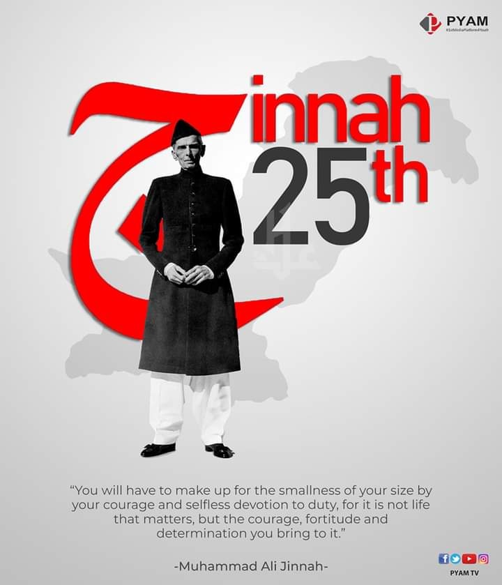 PYAM_PAK's tweet photo. For our Young generation there is no role models like #Jinnah who stood by his word &amp; delivered what he promised. A courageous statesman.
Founder of not a Country but the founder of a great nation
#JinnahDay
#QuaidDay #fatherofnation

#PYAM
#DigitalMedia
#1stMediaPlatform4Youth https://t.co/abGPB6SFLe