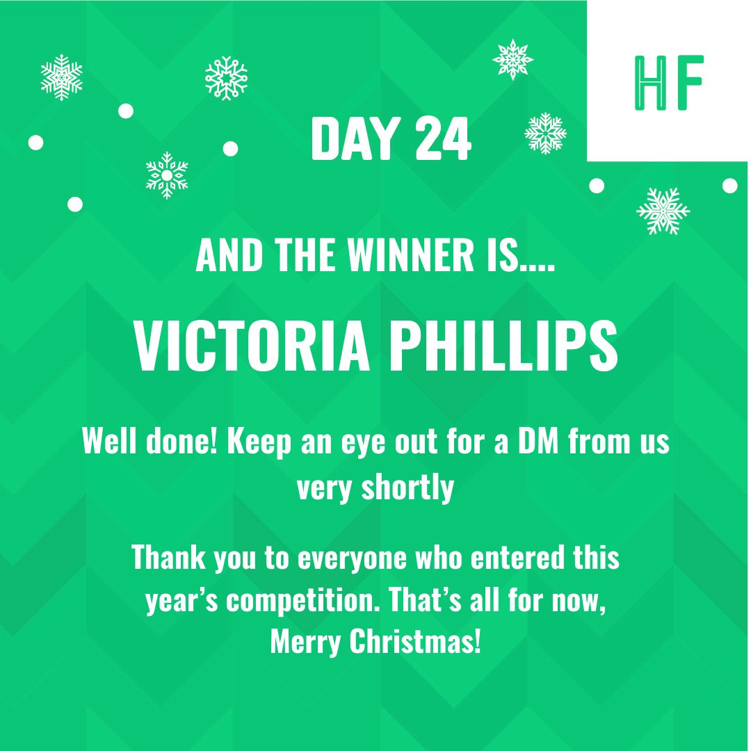 AND THE FINAL WINNER IS…. Congrats, Victoria!🤩 #CountdownToChristmas