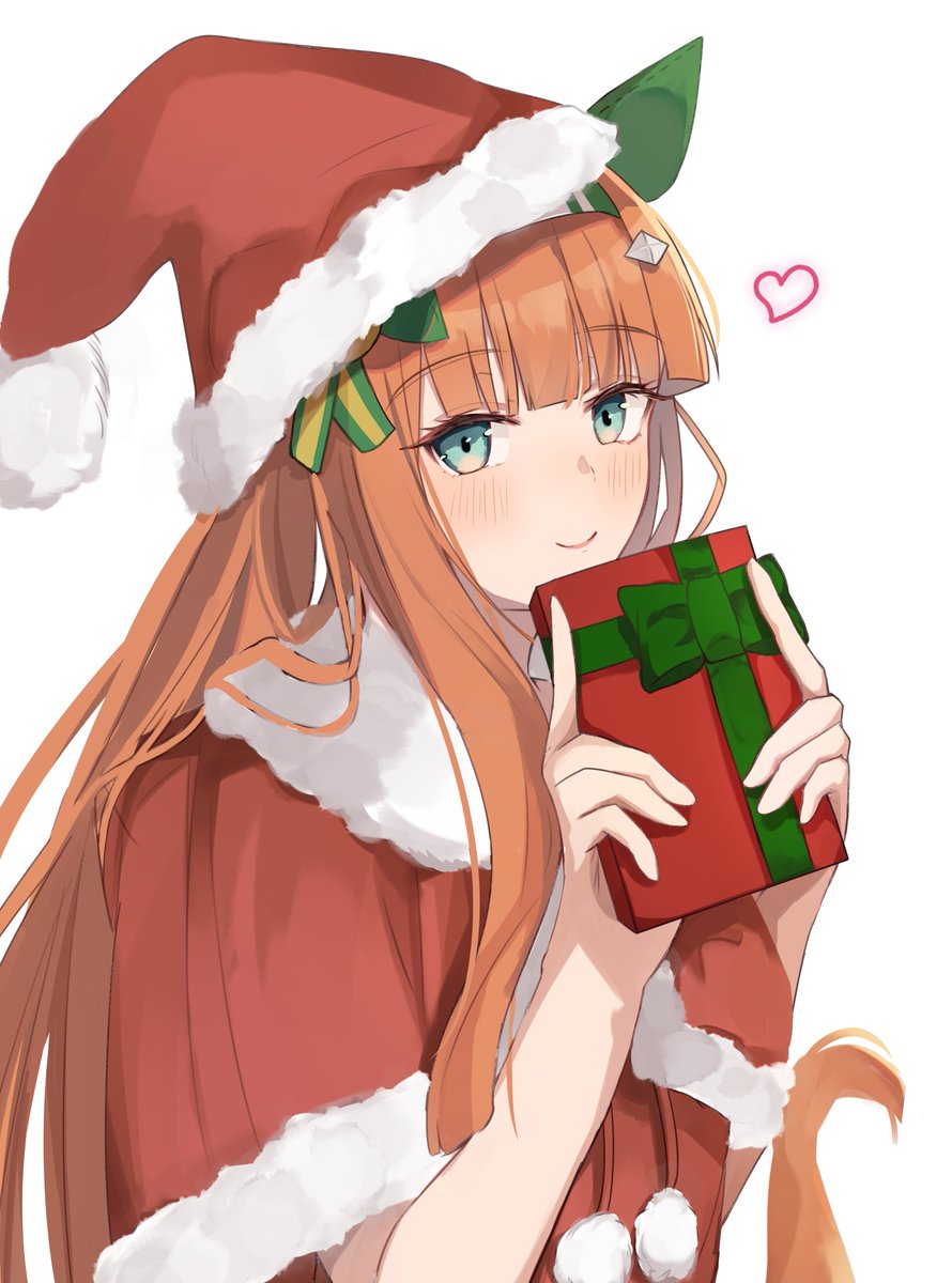 ウマ娘「「トレーナーさん、メリークリスマス…!」 #ウマ娘 #サイレンススズカ」|冬乃カエデ。🥕のイラスト