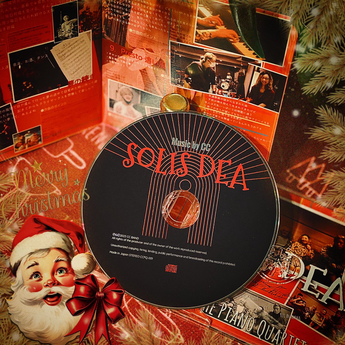 CCkeyboard's tweet photo. 🎄Xmas Gift🎄.*💁🏻

1st album "SOLIS DEA~太陽の女神~"

30日までの5日間、25枚限定で
送料込¥2,500に❤️‍🔥
(通常税込¥4,400です。)

既に持ってるけど、誰かに贈ろう♪そんな方は是非！まだの方も是非この機会にGetしてください🥰💐🤍

※
20時より販売スタートします💡
https://t.co/2hIYLIrWS8 https://t.co/QxYiZfjLMe