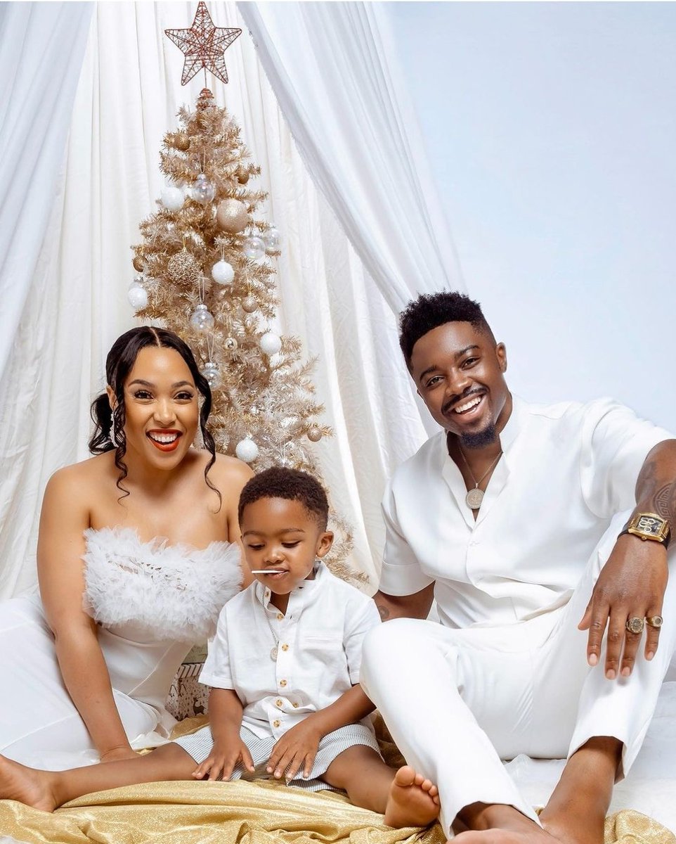 Musa Khawula on X: "A look at Simphiwe Ngema and her boyfriend Tino Chinyani with their son Christmas card. https://t.co/haXFp1azW5" / X