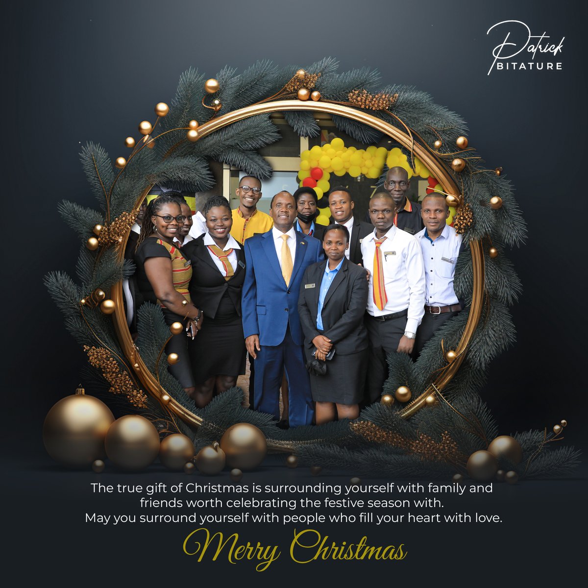 The true gift of the season doesn't lie in the packages that we exchange but in the people we surround ourselves with. May you be surrounded with love, happiness and joy. Merry Christmas