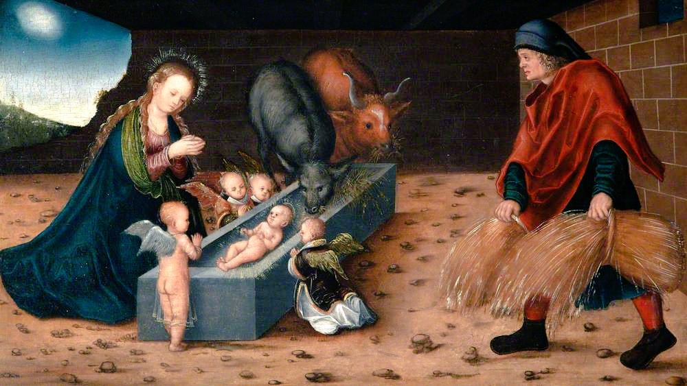 🕊🎄🕊Merry Christmas🕊🎄🕊 Lucas Cranach the Elder (1473-1553)(Studio of) The Nativity @cmont4560 @archivetro @FlaminiMarina @DEOLINDAMA93701 @CommozioniA @Titas37 @pieroBENEDETTO @Messe11 @ManuelaDora @BryanMatthews23 @AnnaCountessK @AndreWisniewsk2 @carmelitequotes