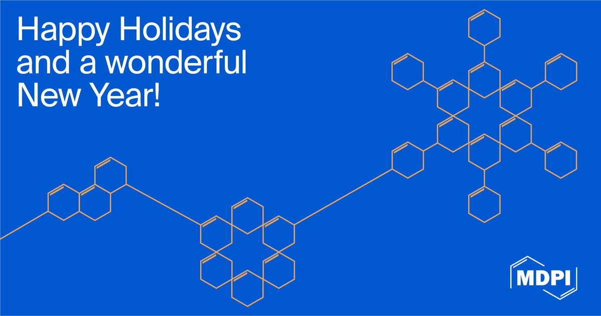 ✨🎄Merry #Christmas and Happy Holidays to all editors, reviewers, and authors! We want to express our gratitude for your invaluable contributions this year. Your dedication has played an essential role in making high-quality scientific research #open and #accessible for all.
