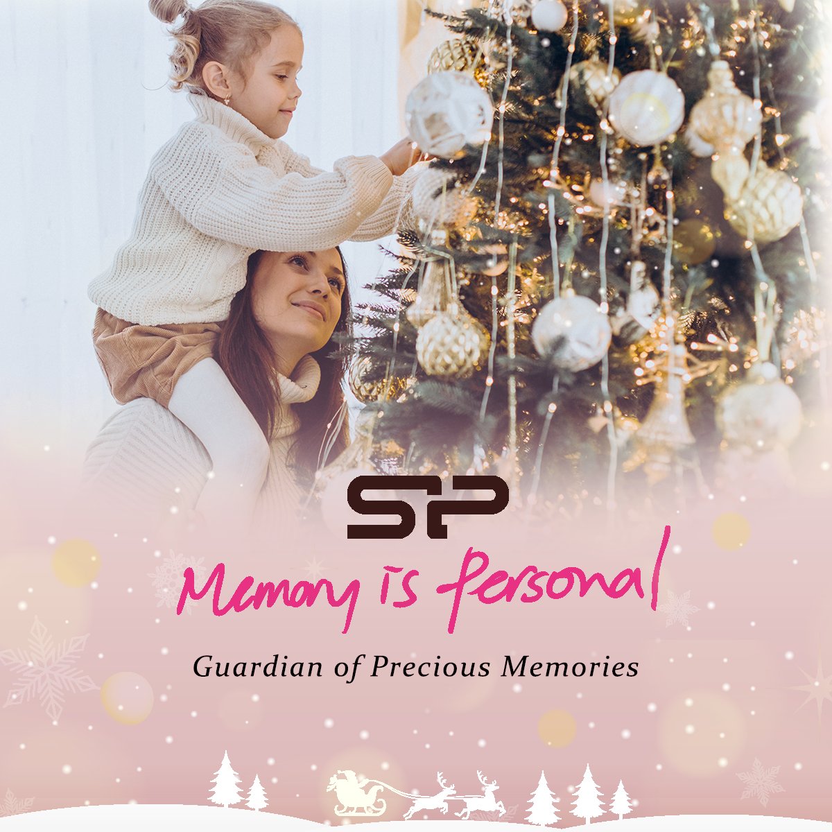 🎄✨ Christmas Time! Gather with loved ones to create joyful memories. 🎉👨‍👩‍👧‍👦 Every laugh, every moment, we're here to keep them safe for you. 📸💖 Let's make this Christmas unforgettable! #memory_is_personal #SiliconPower #MemoryKeepers #Christmas 🎅🌟