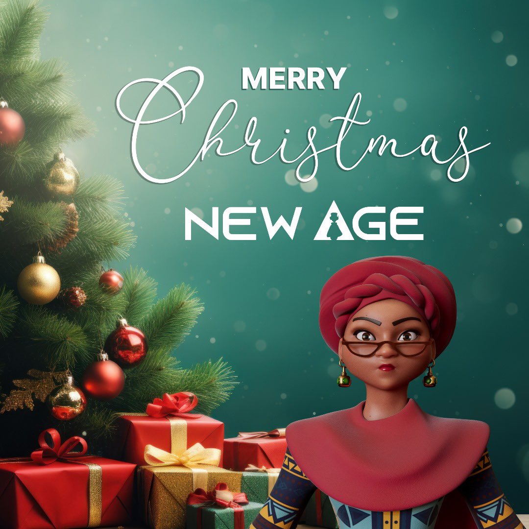 Merry Christmas from the New Age team! 🎄🎄 May this season bring you to a brighter smile 😁