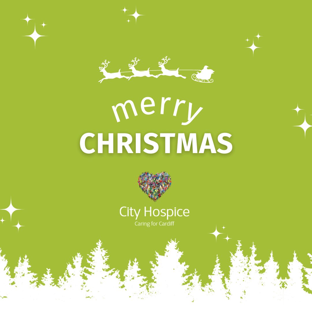 On behalf of the team here at City Hospice, we would like to wish you all a Merry Christmas 🎄 We are also thinking of all of our families for who Christmas can be a difficult time, let's take extra care of those around you 💚
