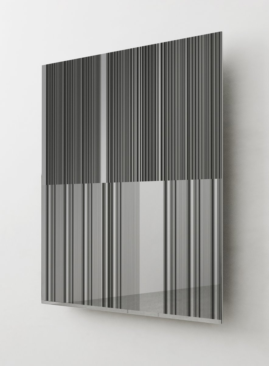 AUD X4266Y1 70x50 cm 2023
#serigraphy on #mirror #manuelfois #fois #painting #generative