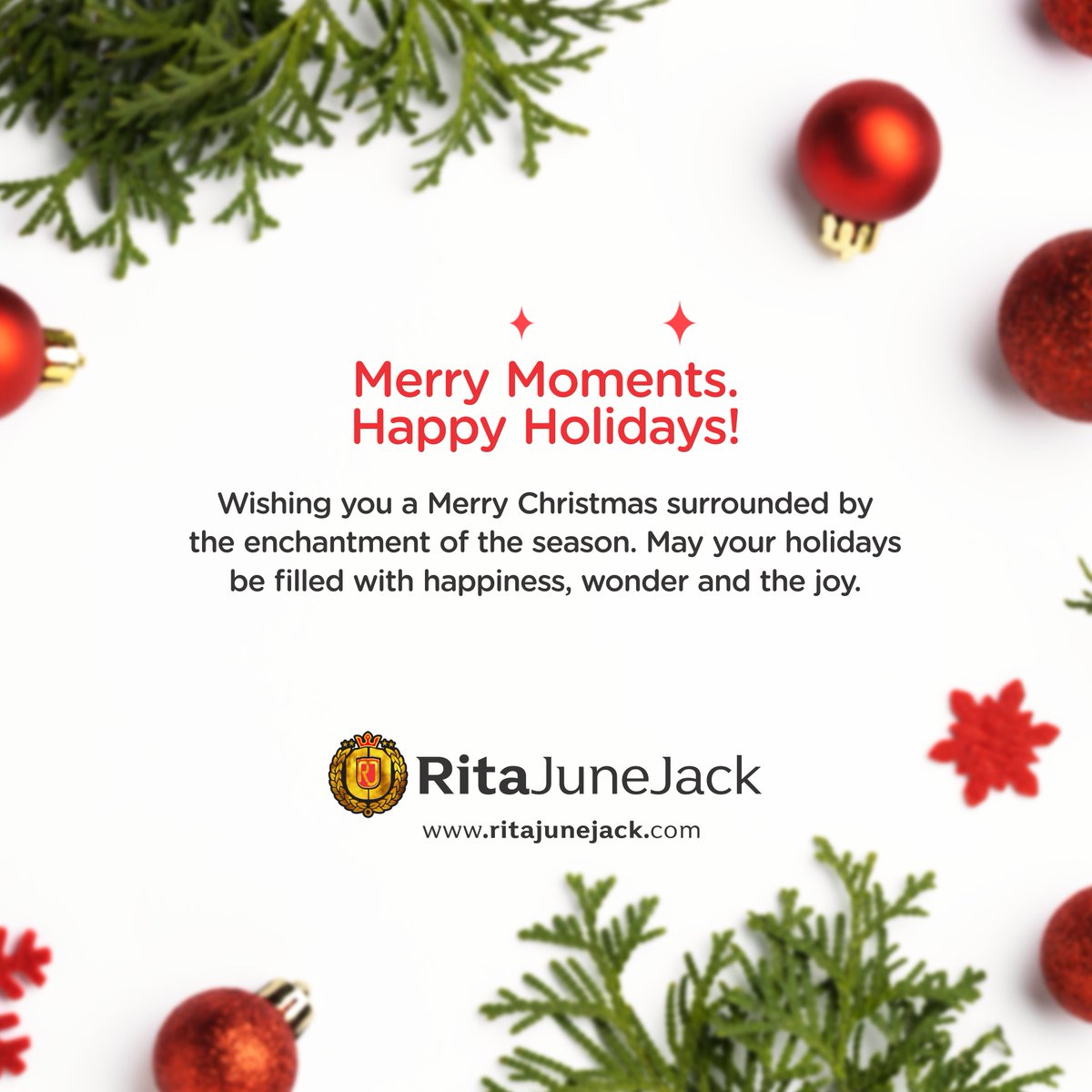 ritatheauthor's tweet photo. Wishing you a Merry Christmas surrounded by the enchantment of the season. May your holidays be filled with happiness, wonder and the joy.

#ritatheauthor #merryxmas2023 #seasonsgreetings2023 https://t.co/qb2xFtDgFk