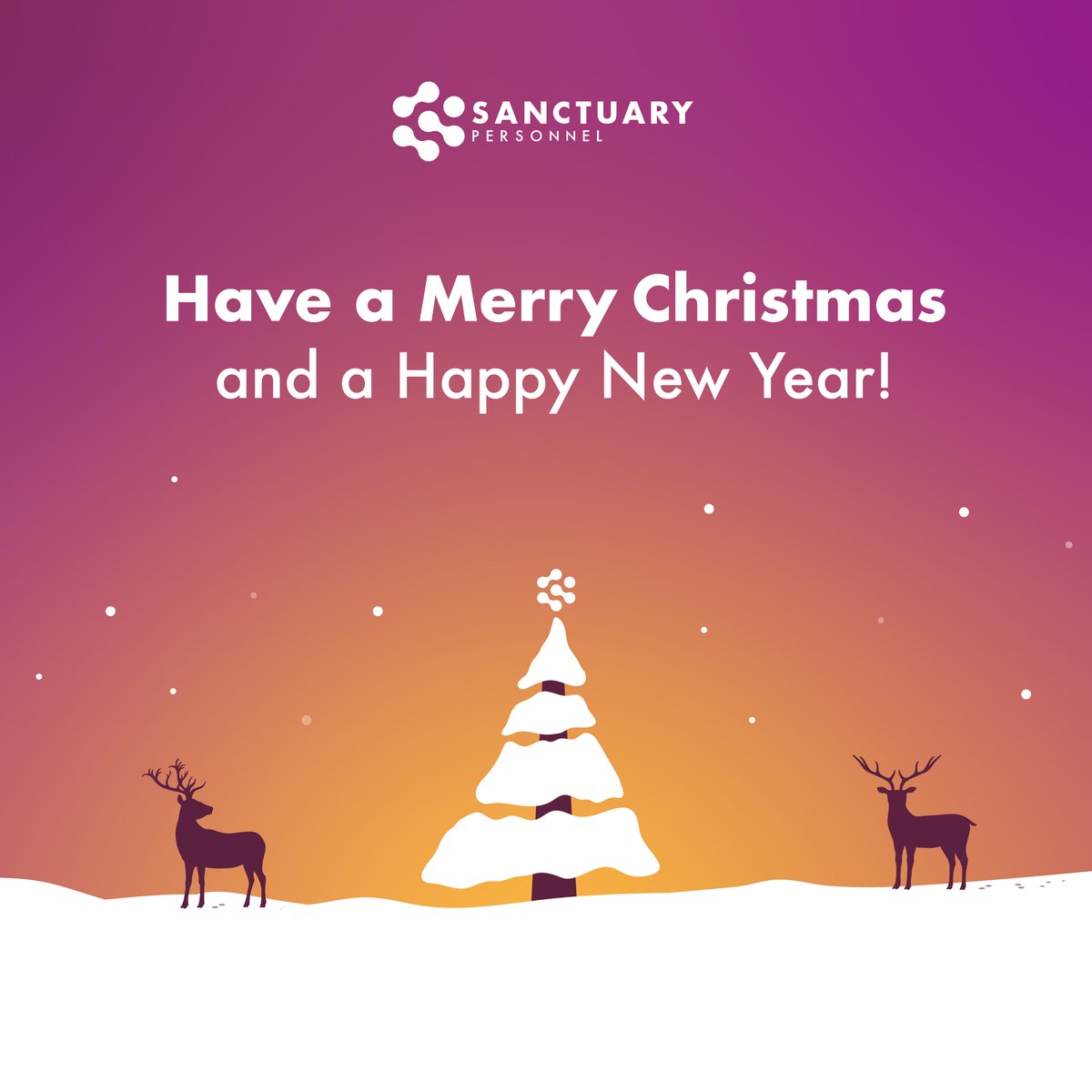 The whole team here at Sanctuary Personnel is wishing you a very Merry Christmas and a Happy New Year!

However you're spending the festive season, we hope it's filled with light and love, laughter and good cheer! ✨

#christmas #newyear
