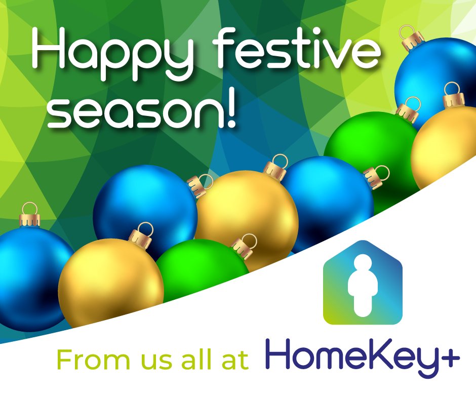 We wish you all a happy festive season from everyone here at HomeKey+!
