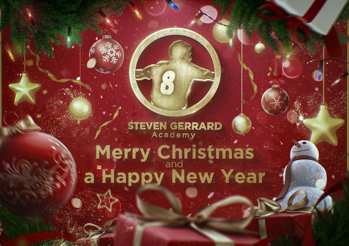 Merry Christmas from Steven Gerrard Academy! 🎅 ❤️