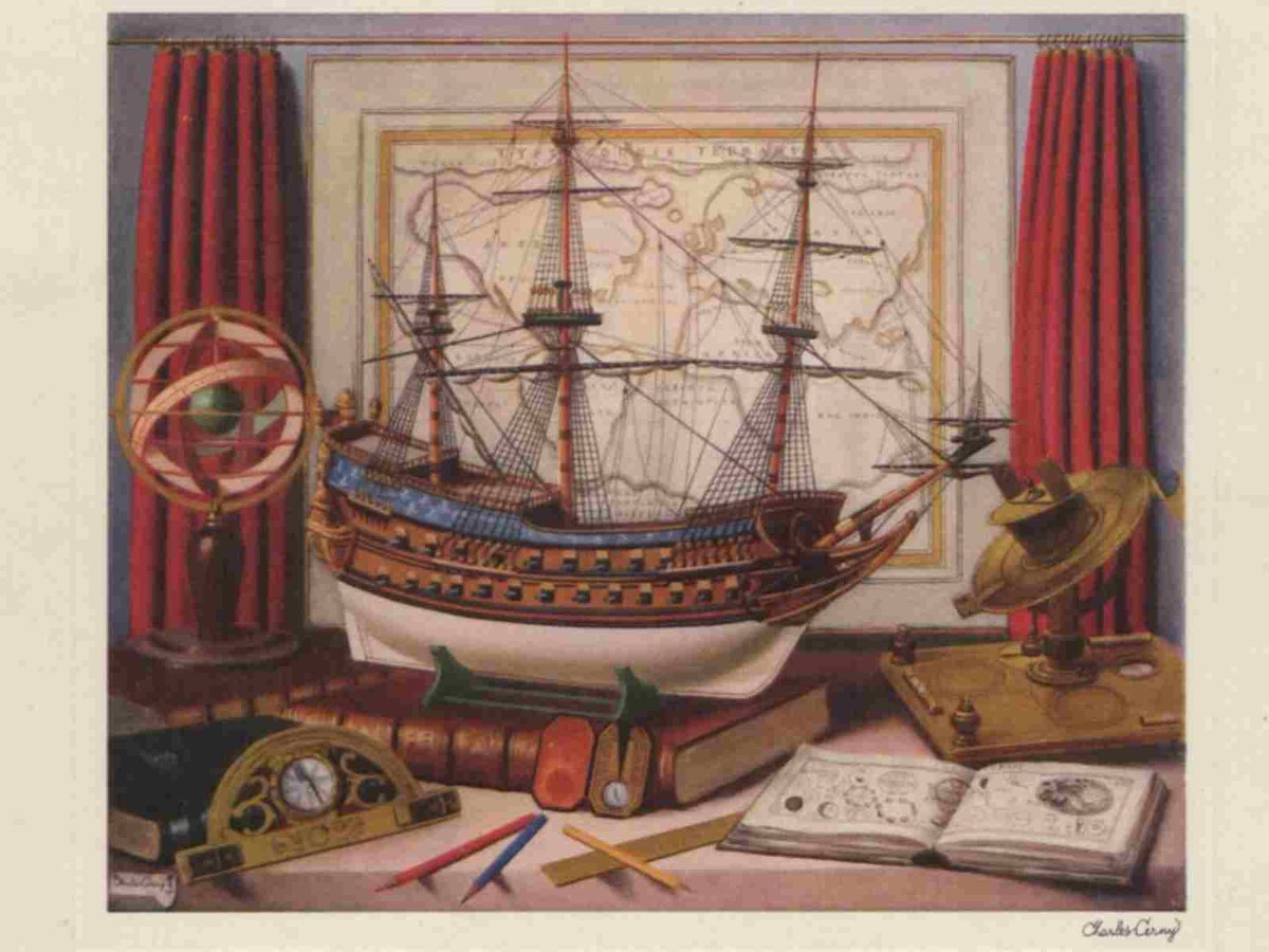 HSMOxford's tweet photo. This is #HappyChristmas History-of-Science-style.

Thought you'd enjoy this #20C Christmas card #inourcollection. 

It came to us complete with typewritten message from Henri Michel discussing the torquetum's provenance—&amp; correspondence with Charles Cerny to establish it. https://t.co/mFbyboMpOs