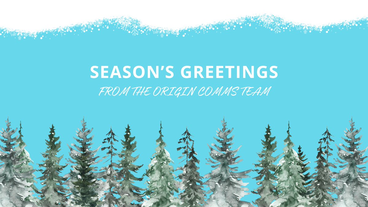 PAverley's tweet image. Season&apos;s Greetings! From the Origin Comms team.

#OriginComms #MerryChristmas #PRAgency