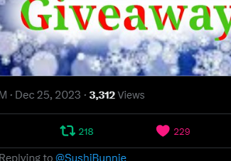 scrambledintime's tweet photo. @SushiBunnie Already done everything except for like and retweet!
Hoping to win!!!! https://t.co/i1Lh3NXp7W