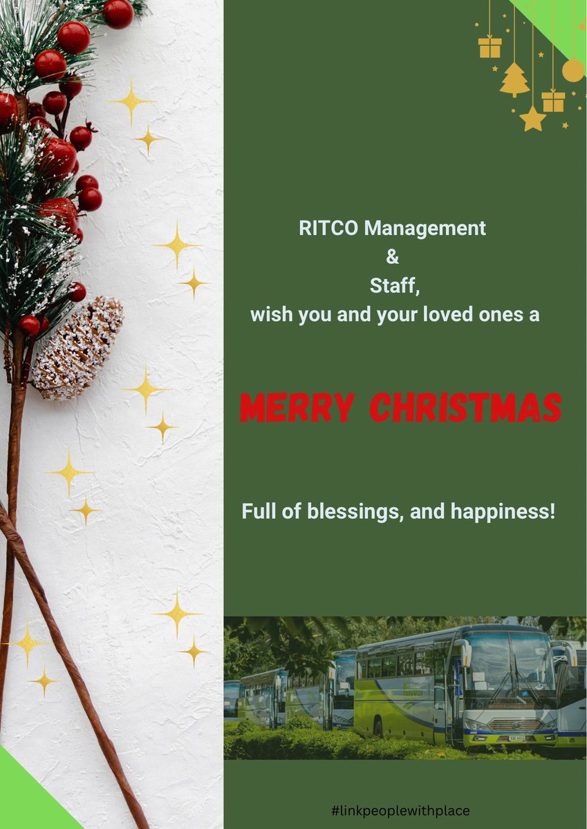 RitcoRwanda's tweet photo. RITCO Ltd irifuriza Noheli nziza kubayizihiza bose!

#RwOT #RwOX #Christmas #linkpeoplewithplaces https://t.co/OasxhhtEfW