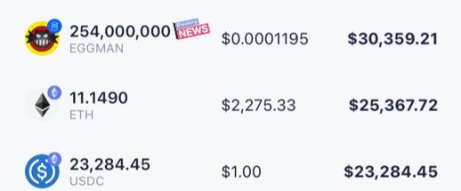 SuperSaiyan_SSS's tweet image. 🚀 Breaking News 🚀 The Fantom Foundation holds $30,000 worth of $EGGMAN tokens! This substantial investment might pave the way for increased liquidity on other DEXs or potential listings on CEXs. Exciting times ahead! 🌐💫 #EGGMAN #FantomFoundation #FTM $FTM