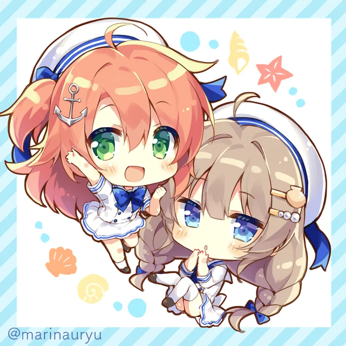 なゆ&まゆ #OC #うちのこ