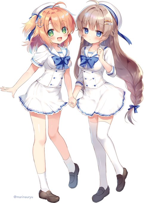 なゆ&まゆ #OC #うちのこ 