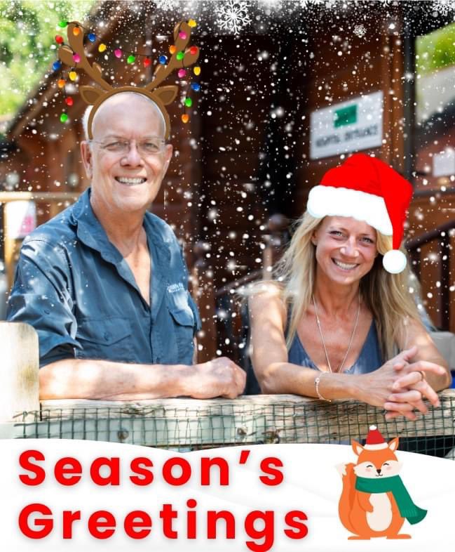 “In 40 years of WAF, we’ve yet to have an uneventful one and 2023 has been no different. For now, we would like to extend our gratitude, for all of the support & compassion you’ve shown us, as we work together, for the animals that need us. warmest festive wishes Simon and Lou”