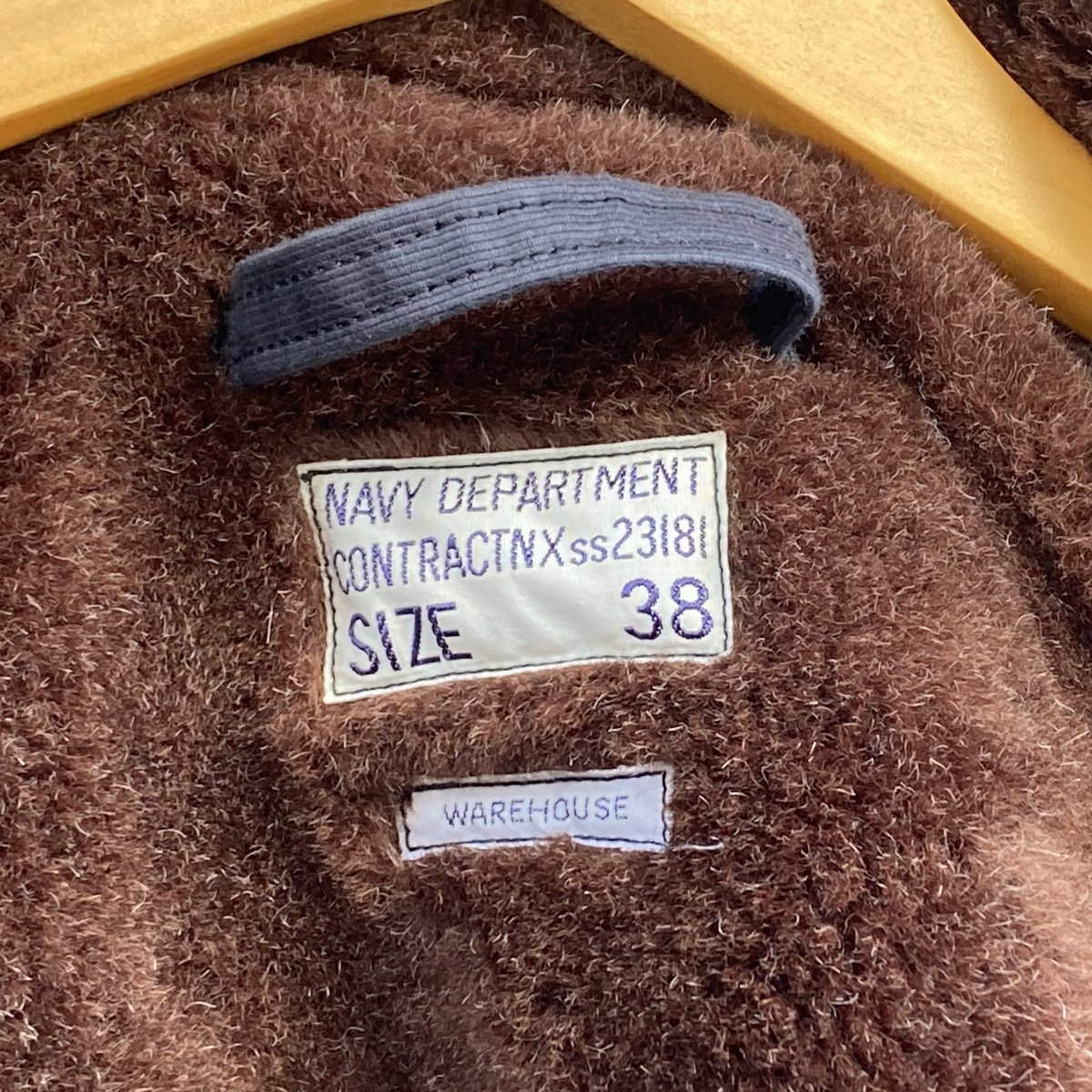soen_chitose's tweet image. #warehouse 
#n1
#deckjacket 
#navy 
#アルパカライニング