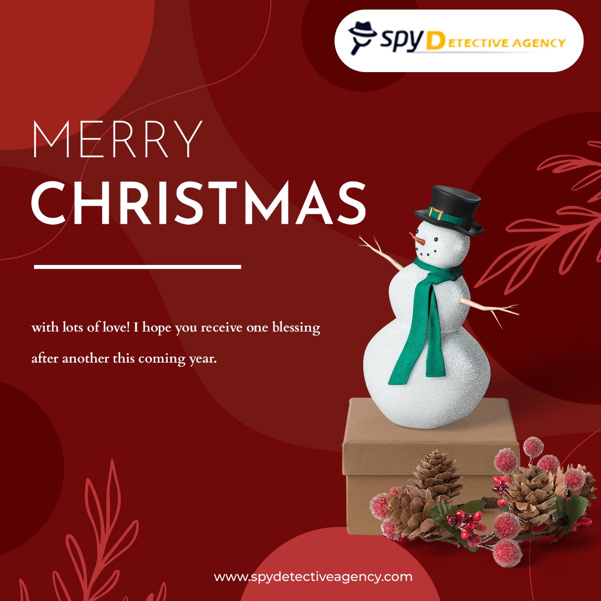 🎄✨ Merry Christmas 🎅🎁 May your homes be filled with warmth, your hearts with love, and your spirits with joy. Wishing you a magical Christmas filled with laughter, good company, and the joy of giving. 🌟🎉 🌐 - spydetectiveagency.com #MerryChristmas #spydetective