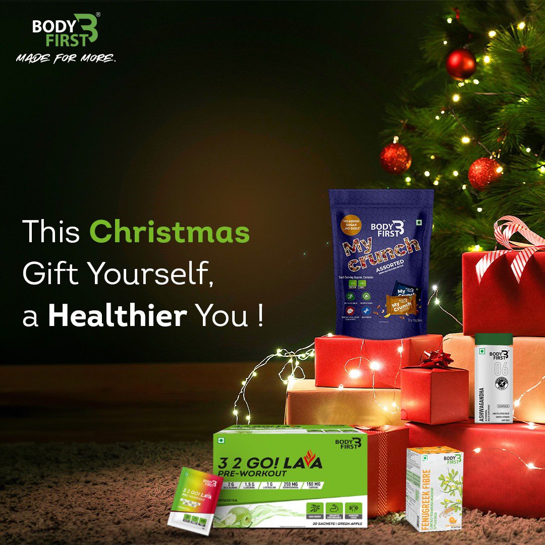 Celebrate the joy with mindful moments and festive fitness. May your holidays be wrapped in love, laughter, and gratitude. Merry Christmas filled with health, happiness, and the warmth of the season from your Wellness Wonderland - BodyFirst🎅🎄 #MadeForMore #MerryChristmas