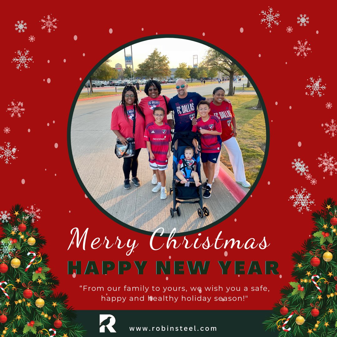 LlcRobin's tweet photo. Wishing you a season filled with joy, warmth, and success! The Robin Steel family sends heartfelt holiday wishes for health, happiness, and prosperity. May your celebrations be merry and bright!
#HappyHolidays #SeasonsGreetings #HealthAndHappiness #RobinSteel #WayfindingSolutions https://t.co/uMmSHDyILj
