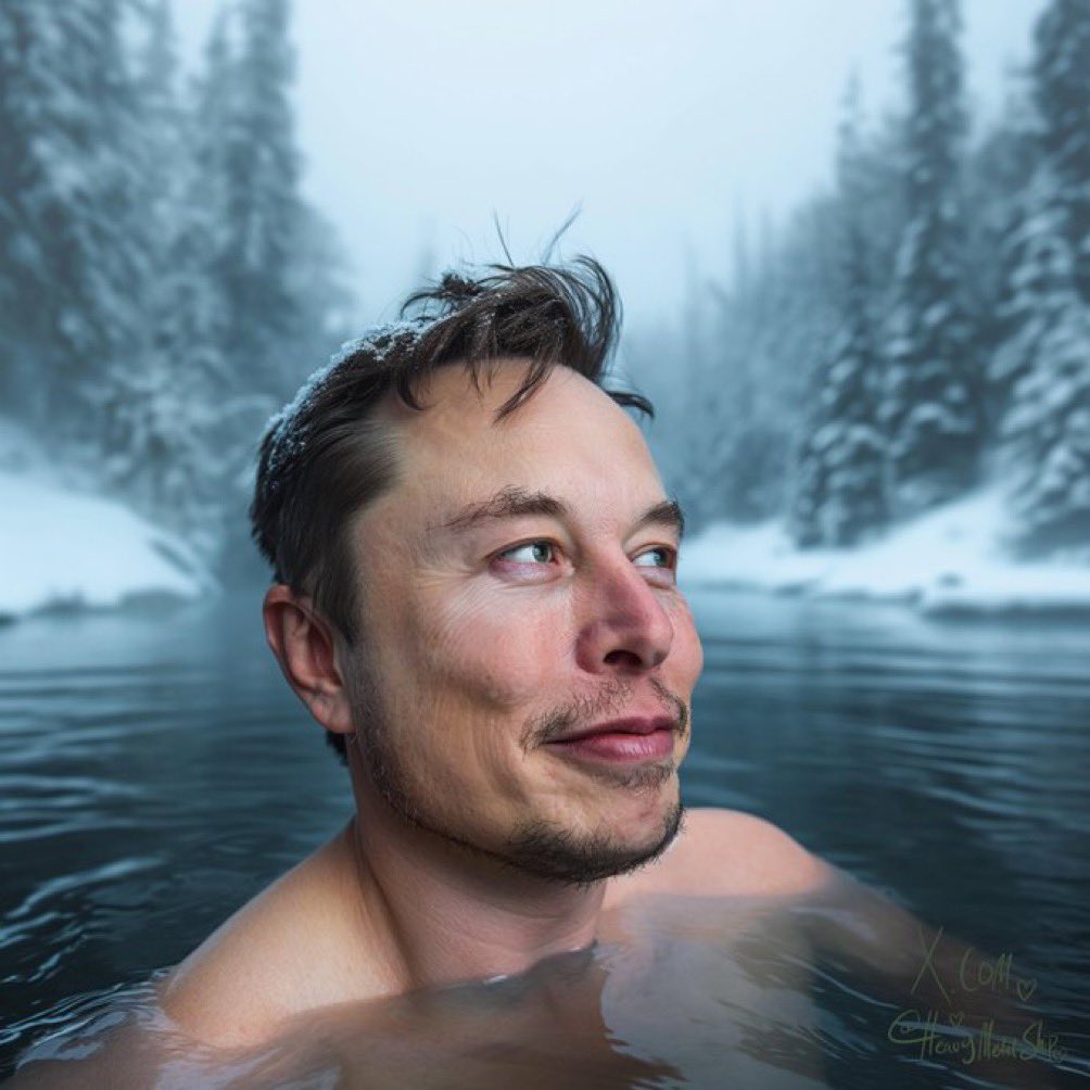 ElonMuskAOC's tweet photo. I’m going swimming, who’s coming? https://t.co/UmuXOhCMxn