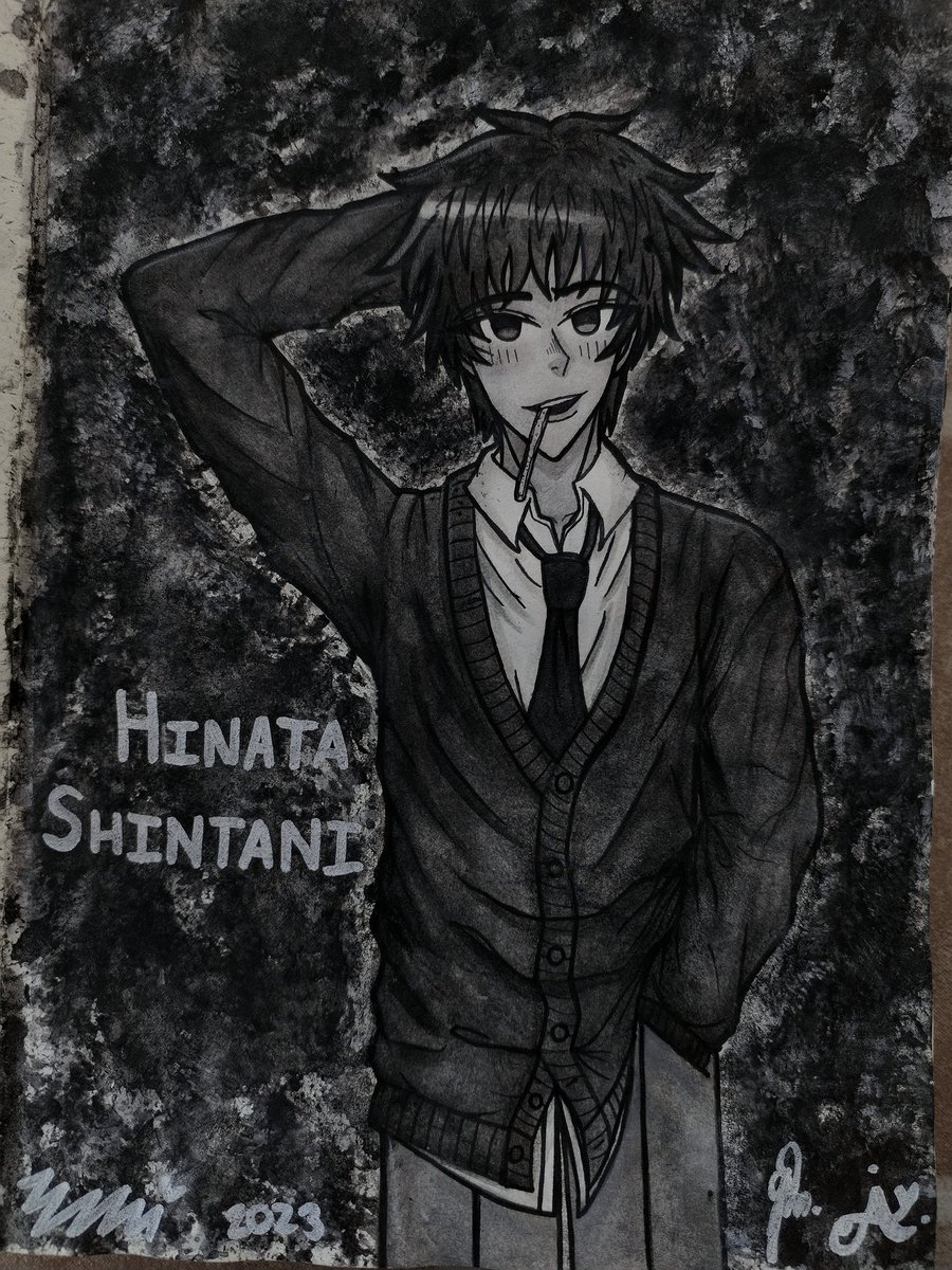 animelover813's tweet photo. Hinata Shintani Manga Style 👀 ⚪⚫
.
.
.
#animefanart #fanart #drawing #anime #hinata #shintani #hinatashintani #kaichouwamaidsama #painting #art #cute #seamiartwatercolor #watercolor #colorpencil #seamiart #manga #style #watercolorpainting #characterpromptchallenge #achromatic https://t.co/d6WWGQv5Wi