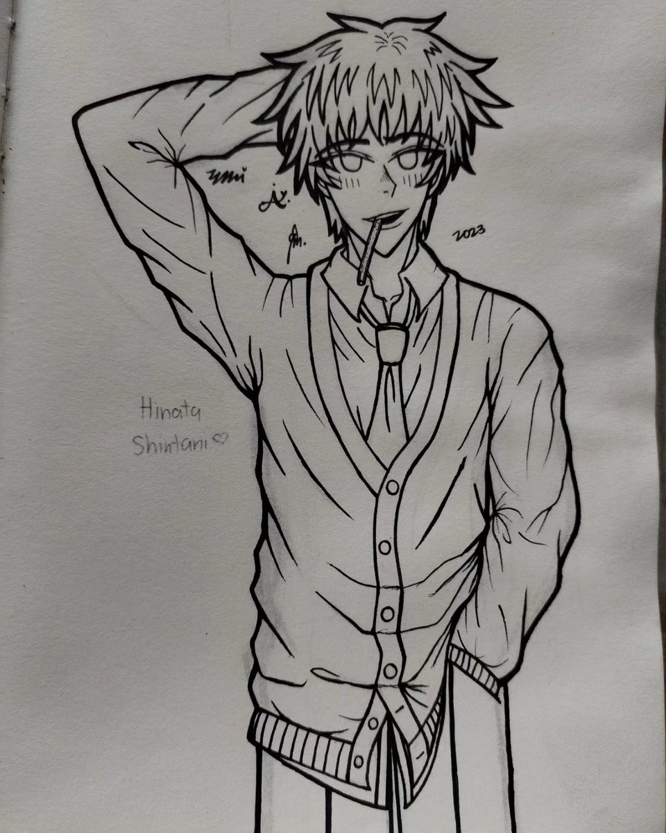 animelover813's tweet photo. Hinata Shintani Manga Style 👀 ⚪⚫
.
.
.
#animefanart #fanart #drawing #anime #hinata #shintani #hinatashintani #kaichouwamaidsama #painting #art #cute #seamiartwatercolor #watercolor #colorpencil #seamiart #manga #style #watercolorpainting #characterpromptchallenge #achromatic https://t.co/d6WWGQv5Wi