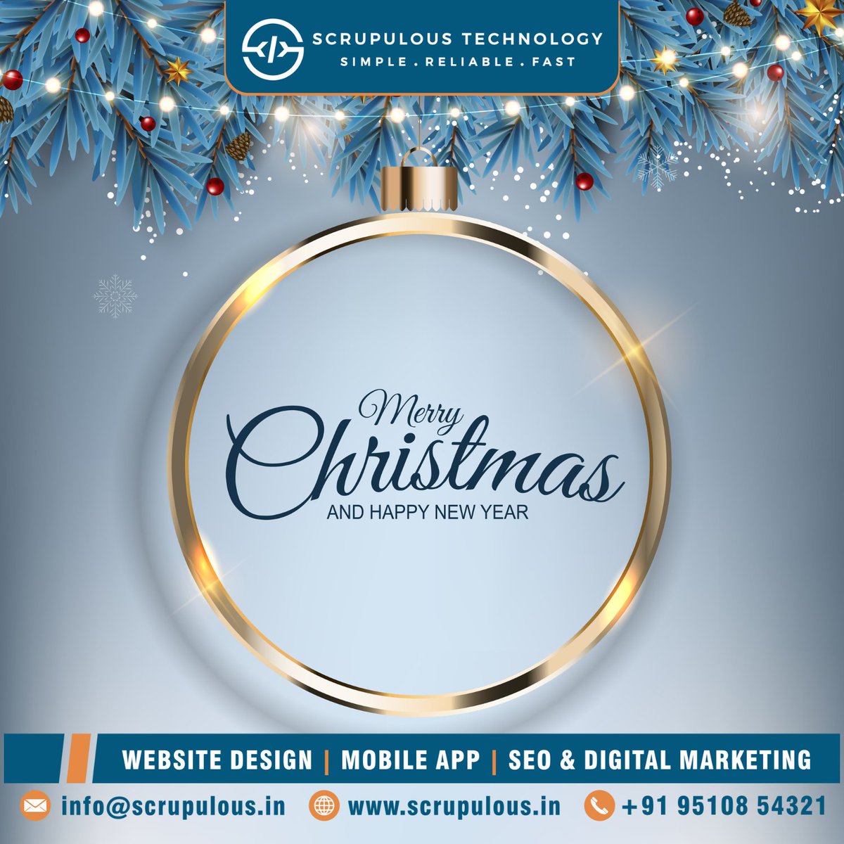ScrupulousTech's tweet image. 🎄 Wishing you a Merry Christmas! 
🎅 May your business thrive and your endeavors be filled with success and joy. 
🌟 Thank you for your continued support and partnership. Cheers to a festive season and a bright future! 🥂 #MerryChristmas #BusinessSuccess 🎁
