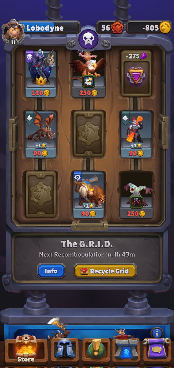 lobodyne's tweet photo. @WarcraftRumble the game is fun but I why do I have to have -800 gold. That is gonna take like 2 weeks of weeklies. 3 if I didn't buy the boost. https://t.co/dfVSUUtkMk