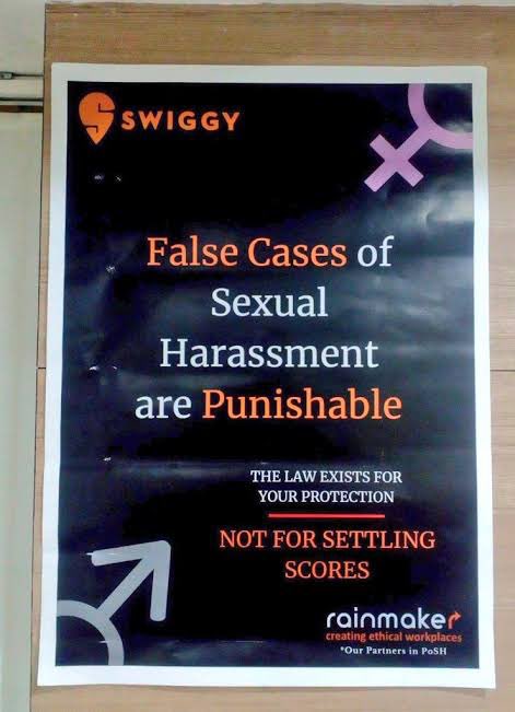 ShoneeKapoor's tweet photo. A bold move from @Swiggy 
👏👏👏 https://t.co/zYMXb9Qejj