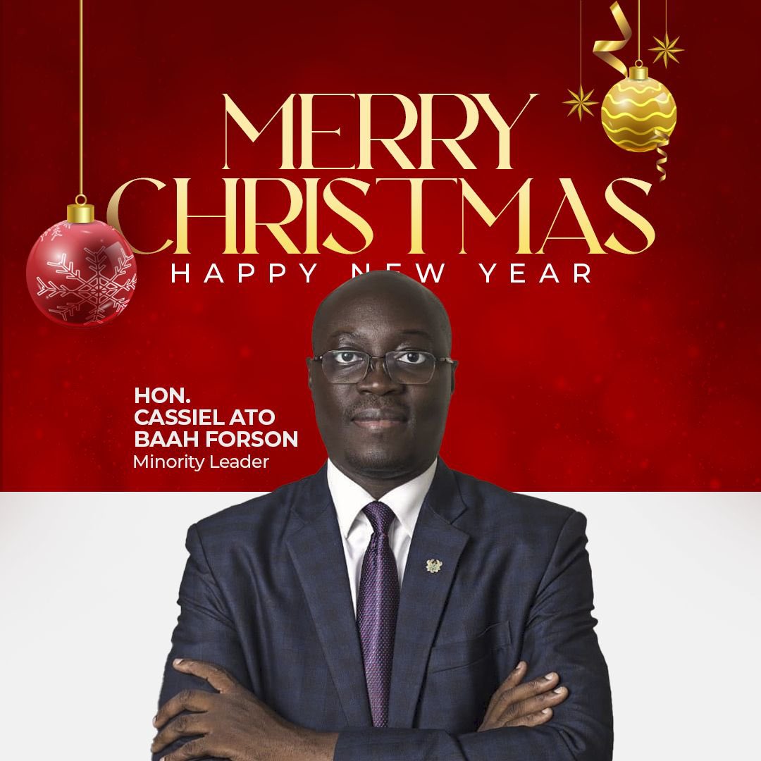 AnnanPerry's tweet photo. Minority Leader Dr. Ato Forson wishes you all Merry Christmas 🎄 https://t.co/CabG3PXs3k