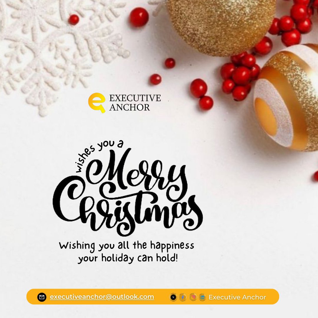 ExecutiveAnchor's tweet photo. Happy holidays!!
From all of us at Executive Anchor!! https://t.co/pAVloGM65b