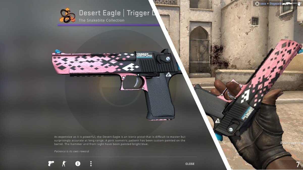 BERITAYT's tweet photo. 📷CSGO GIVEAWAY📷 

📷 DESERT EAGLE | TRIGGER DISCIPLINE📷 

To enter: 

FOLLOW: @BARONESSYT 

RETWEET+LIKE 

LIKE+SUB:https://t.co/8oJkFcNHvo 
(Show Proff) 

📷GIVEAWAY ENDS 48 HOURS📷 #CSGOGiveaway #csgoskins #freeskins #freeskin #csgofree #skin #csgo2 #cs2 https://t.co/7zoog8Tio8