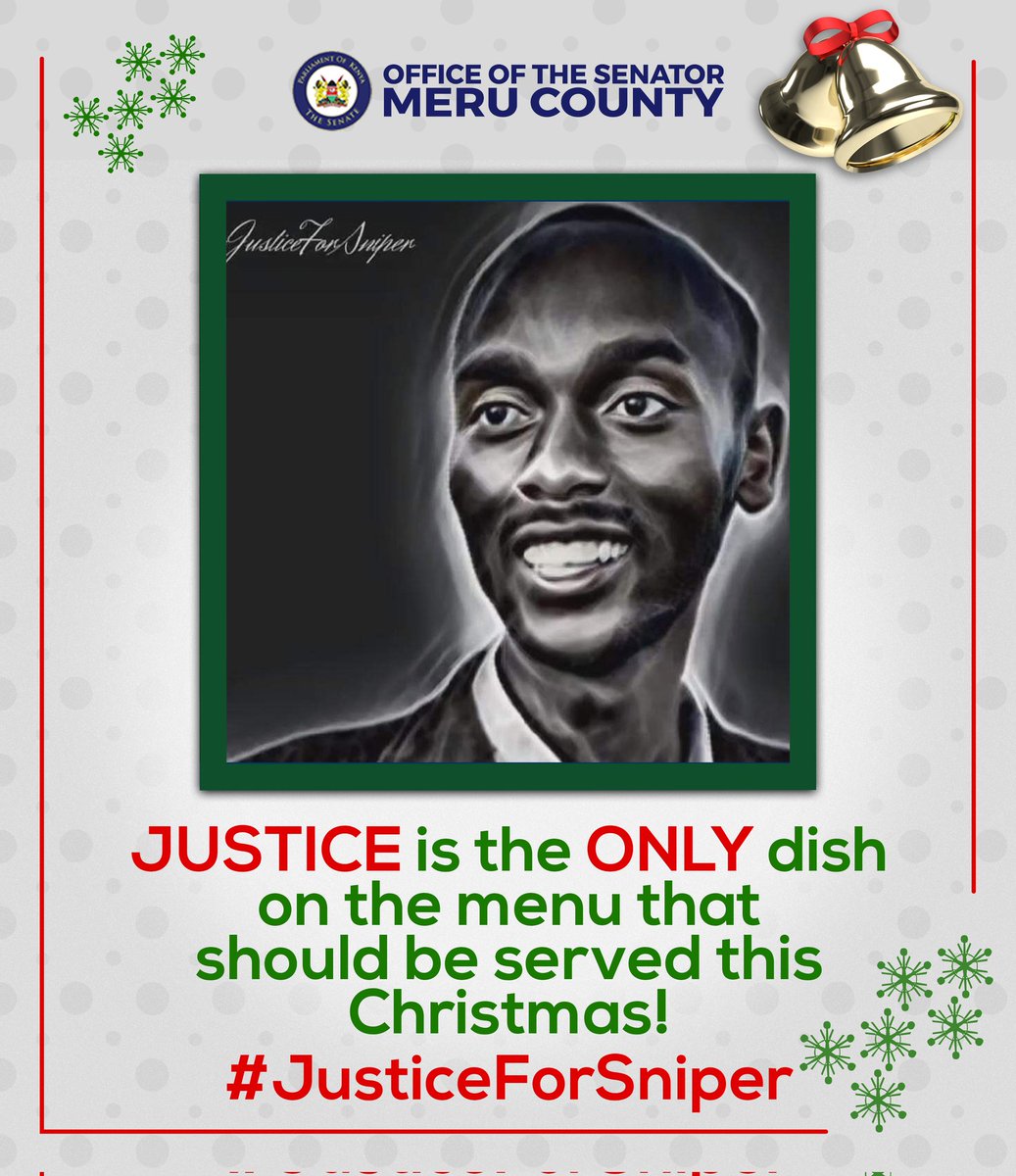 #JusticeForSniper
<a href="/DCI_Kenya/">DCI KENYA</a> <a href="/NPSOfficial_KE/">National Police Service-Kenya</a>