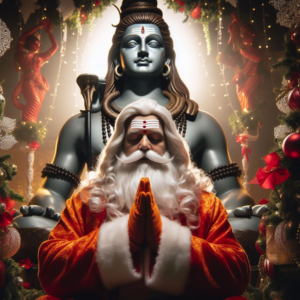 talkingvishal's tweet image. Even Santa also needs Shiva.
#MerryChristmas #Xmas2023 #Christmas #Santa #JingleBellsChristmas #mahakaal #Shiv #bholenath #India #INDvAUS #Hindus #Jesus #Israel #allyouneedislove #GazaMassacare #ItsAWonderfulLife