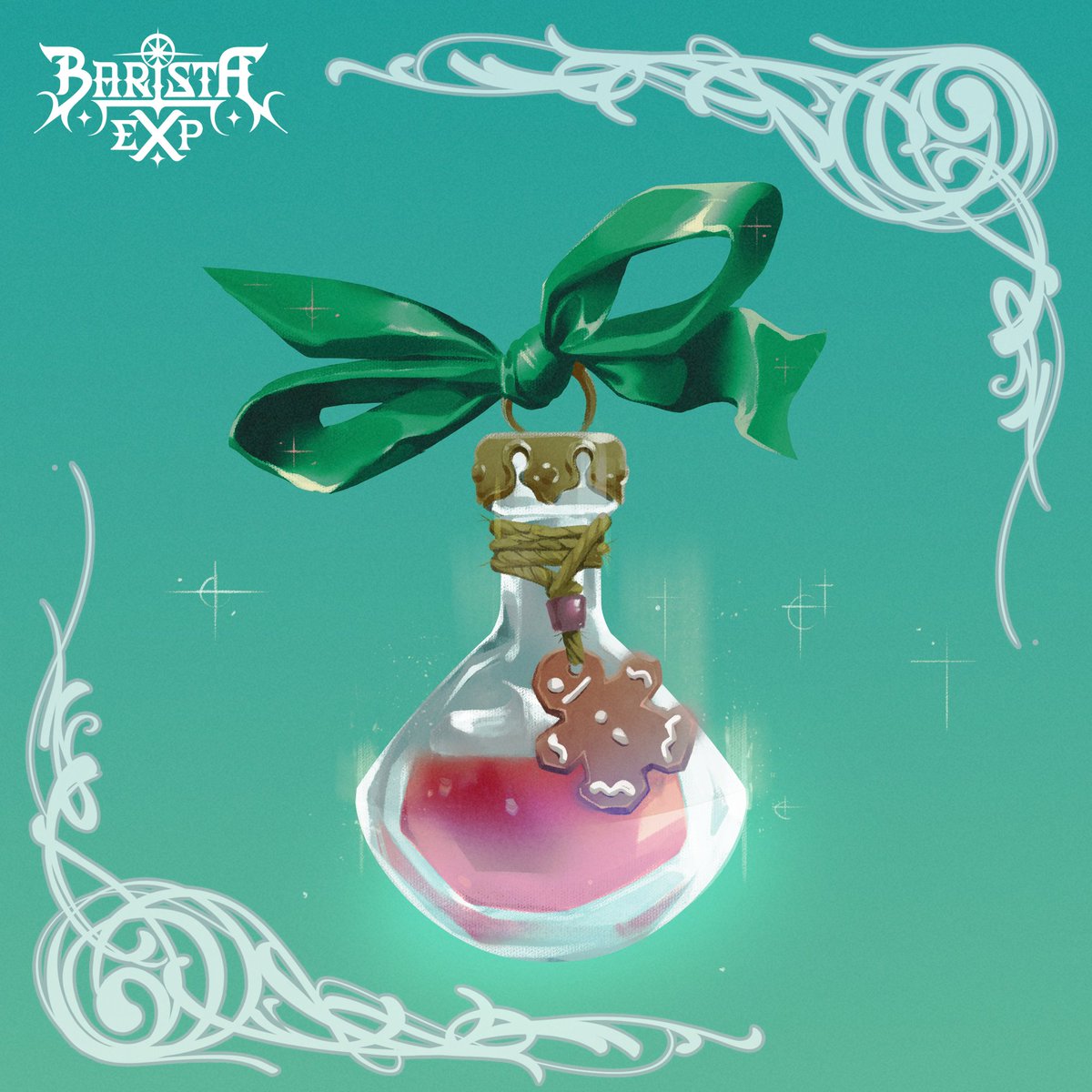 Holiday Potion #1: Raise Gingerbread - Fallen allies can be resurrected in gingerbread man form when served this gingerbread flavored potion topped with cinnamon infused whipped cream.